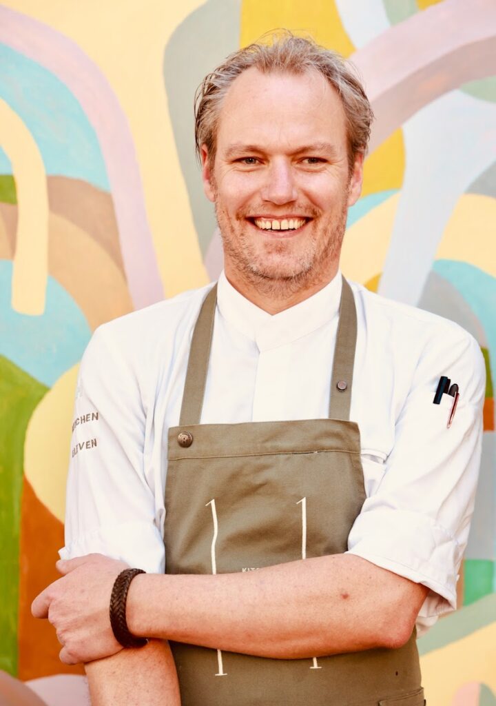 eigenaar chef-kok Mike, chef-kok, getalenteerd